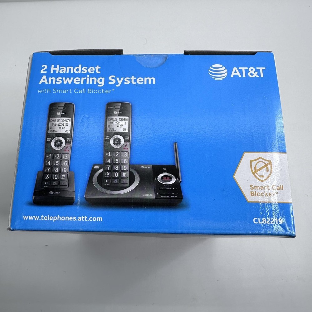 AT&T 2 Handset Answering System with Smart Call Blocker