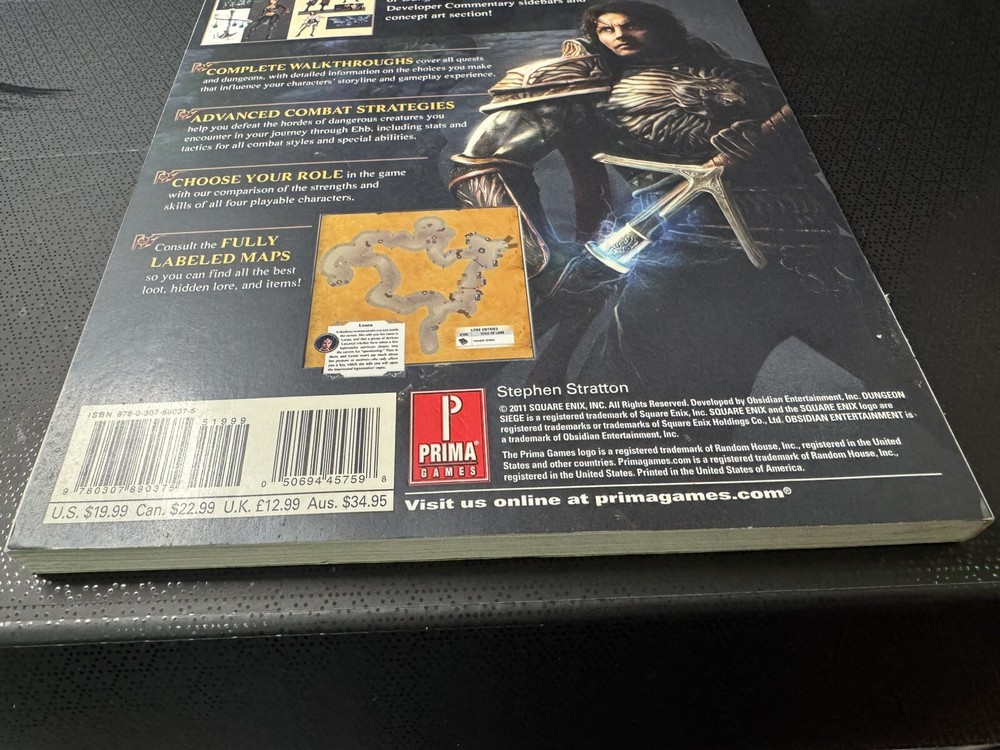 Dungeon Siege 3 Strategy Guide Prima Games 2011