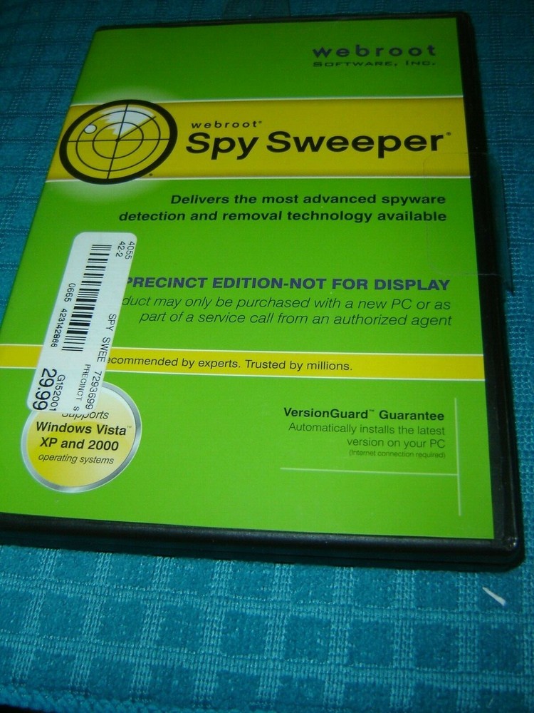 Spy Sweeper by Webroot for Windows Vista/XP/2000