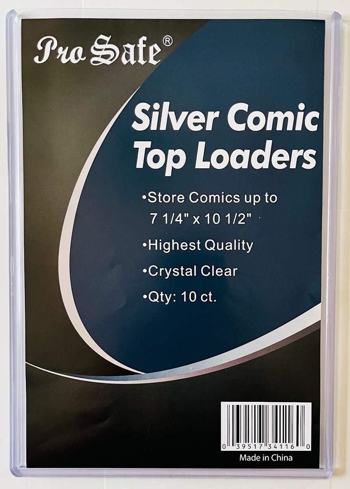 10 Silver Age Comics Books Top Loaders, Comic Protection Toploader Holders