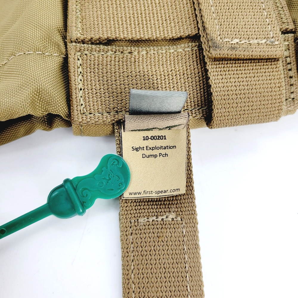 First Spear Site Exploitation Folding Dump Pouch Coyote MOLLE 10-00201