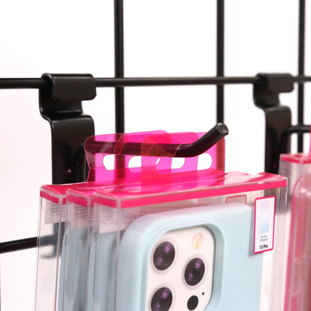 4 inch Black Peg Hook for Wire Grid - 25 Pack