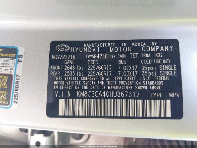 Engine ECM Electronic Control Module Automatic 2.0L Fits 16-18 TUCSON 2728477