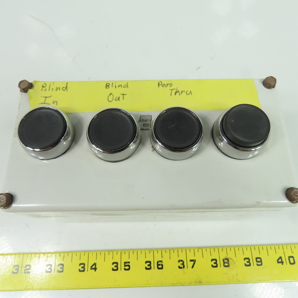 4-Button Push Button Control Station Box 6-1/4"x 3-1/4"