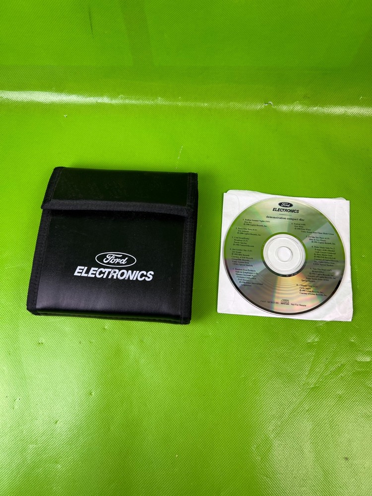 Ford Electronics Demonstration Compact Disc and media case