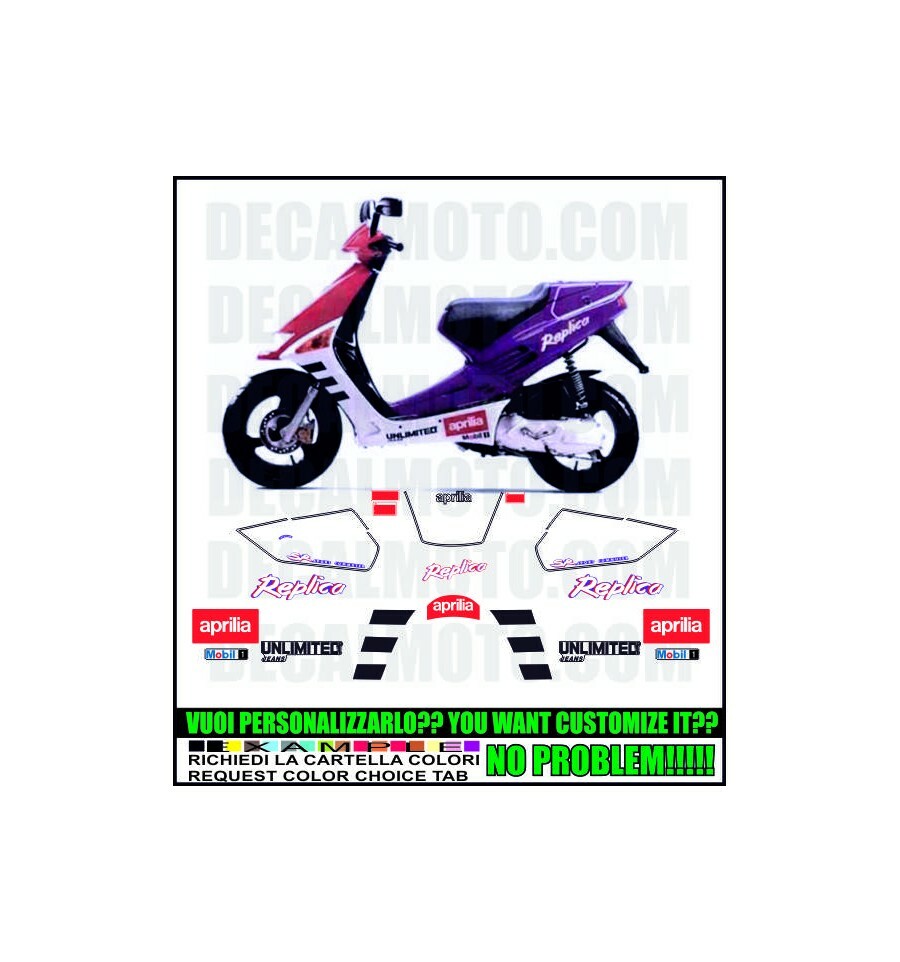 Stickers Sr 50 1993 1994 Replica Set Compatible