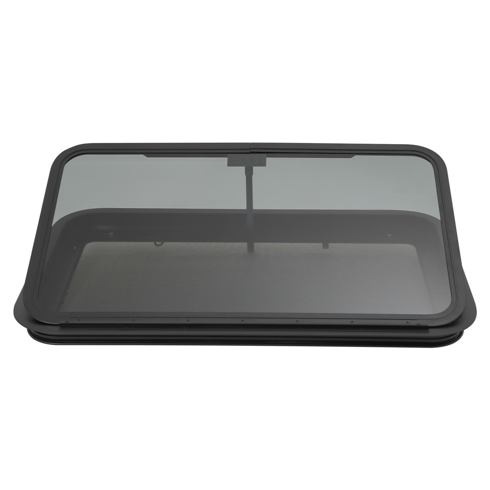 36" x 20" RV Exit Window with Screen & Trim Ring for Trailers or Campers