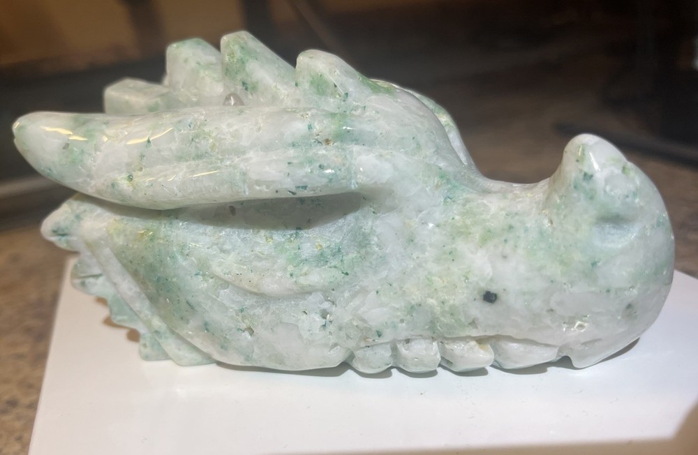 Phoenix Stone Dragon Head Carving