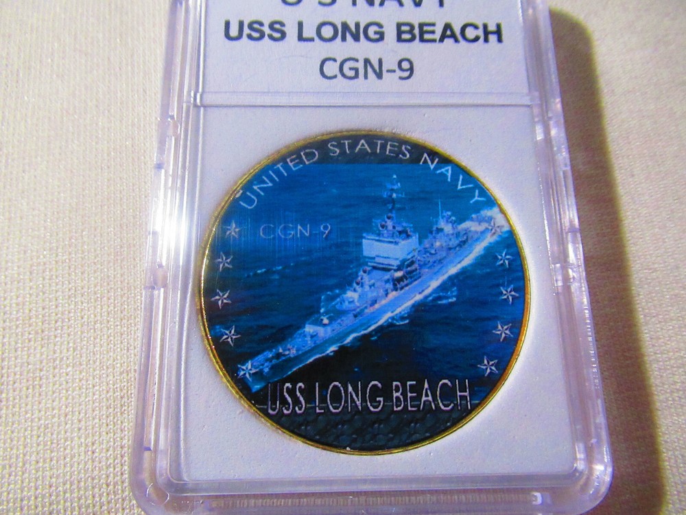 US NAVY - USS LONG BEACH CGN-9 Challenge Coin