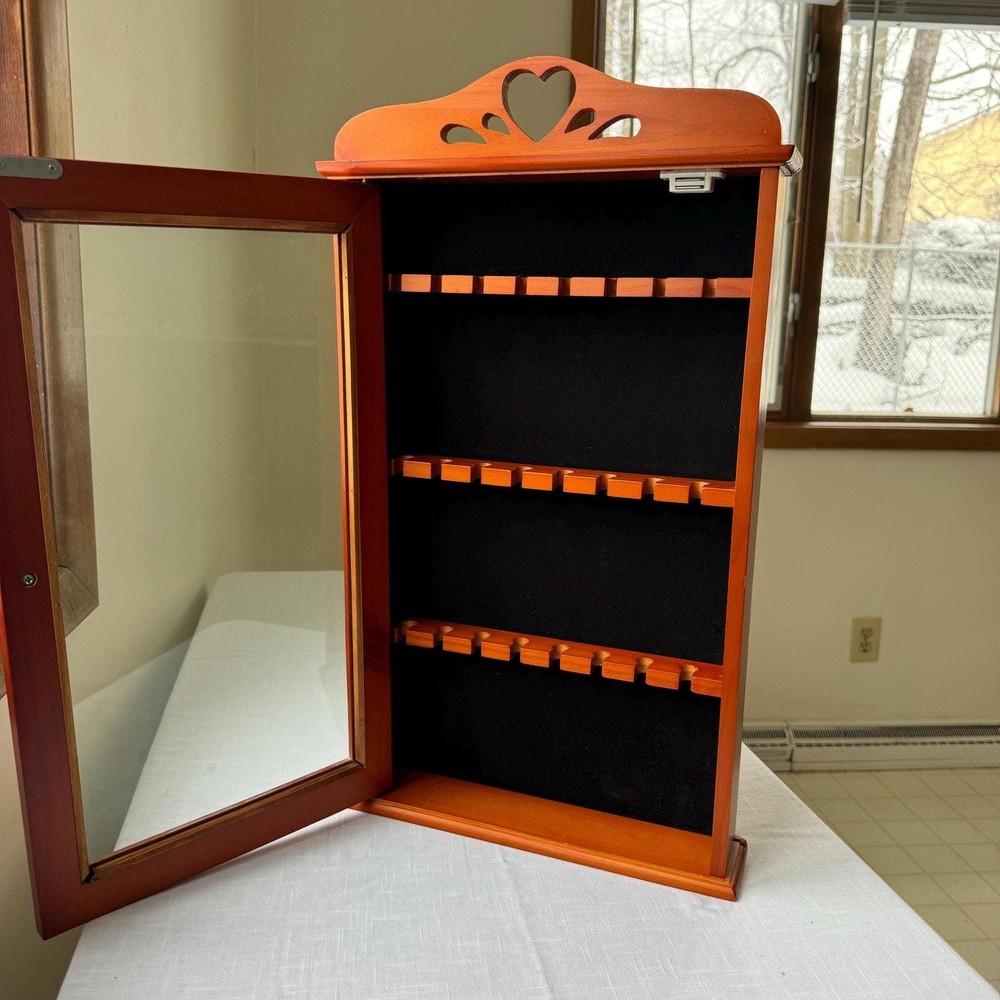 Vintage Spoon Display Cabinet