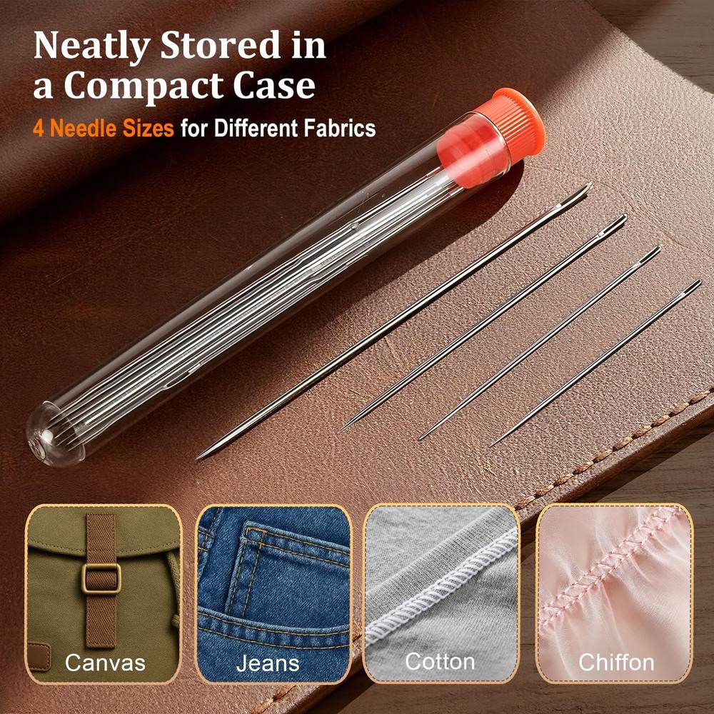 LIBLAIN Mini Sewing Kit, Small Travel 43PCS 6 Colors