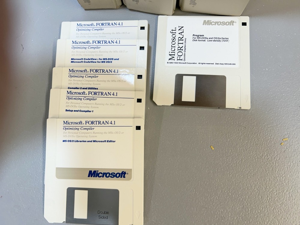 Microsoft Fortran Compiler Vrs 4.1 Includes Software Ships Worldwide