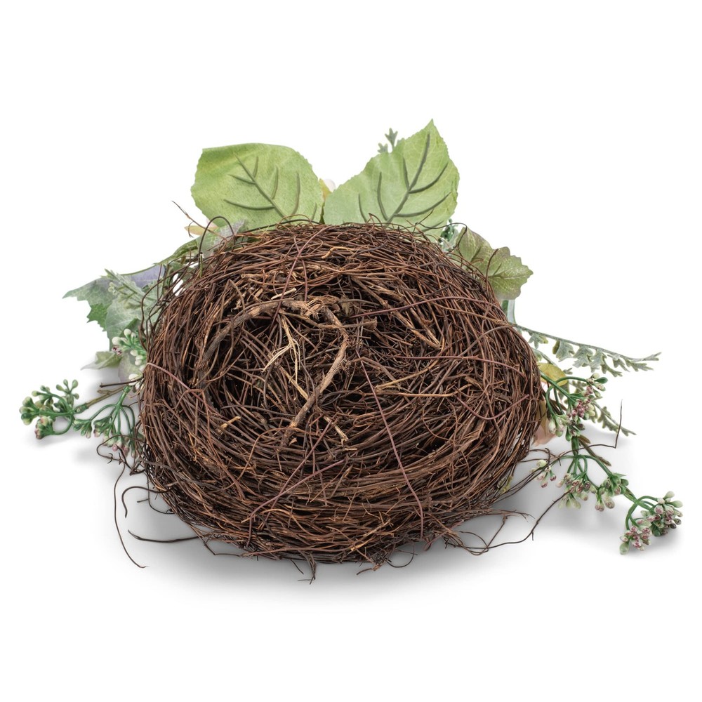 RAZ Imports Enchanted Easter 12" Mixed Floral Nest