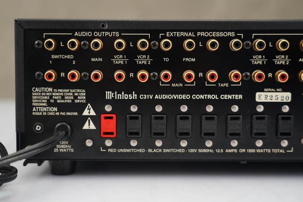 McIntosh C31V Audio/Video Control Center #43244