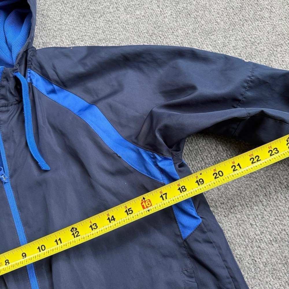 Starter Blue Navy Nylon Track Jacket Men’s Size Small