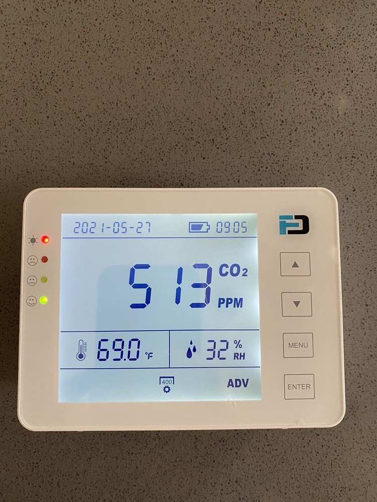 Basic CO2 Meter by Forensics | AB841 Compliant for Classrooms | USB Power