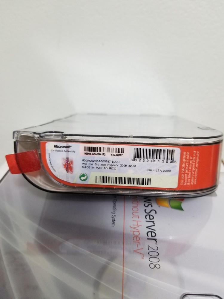 Microsoft Windows Server 2008 Standard without Hyper-V