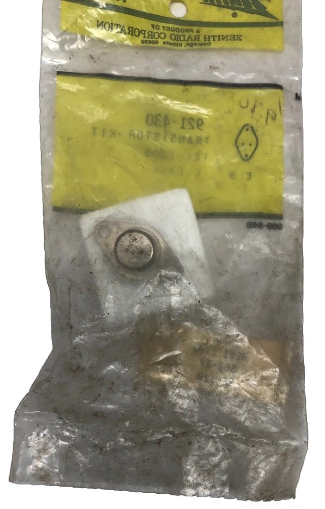 Zenith 921-430 Transistor Kit C-Case - Vintage Electronics