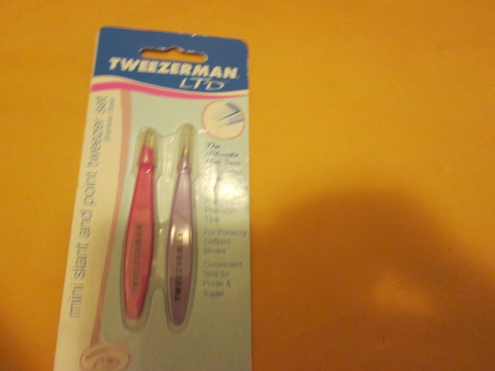 Tweezerman LTD Mini Slant & Point Tweezer Set