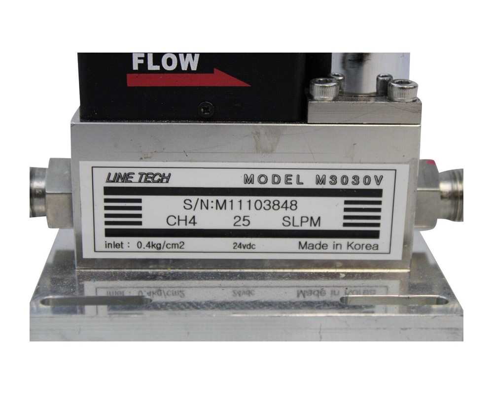LINE TECH M3030V MASS FLOW CONTROLLER GAS CH2