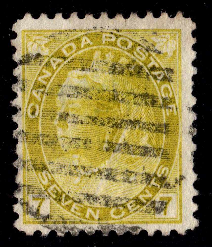 #81 Numeral 7c Canada used well centered