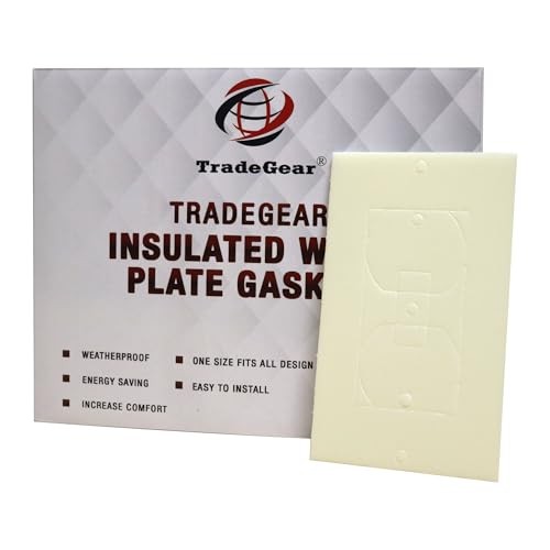 Wall Plate Insulation Gasket 100 Pack, Wall Gasket Replacement Made with