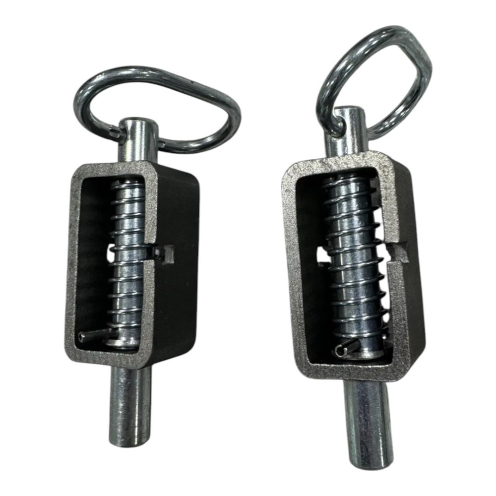 2x Trailer Truck Spring Latch 5/8" Steel Ramp Gate Door Weld on Heavy Duty