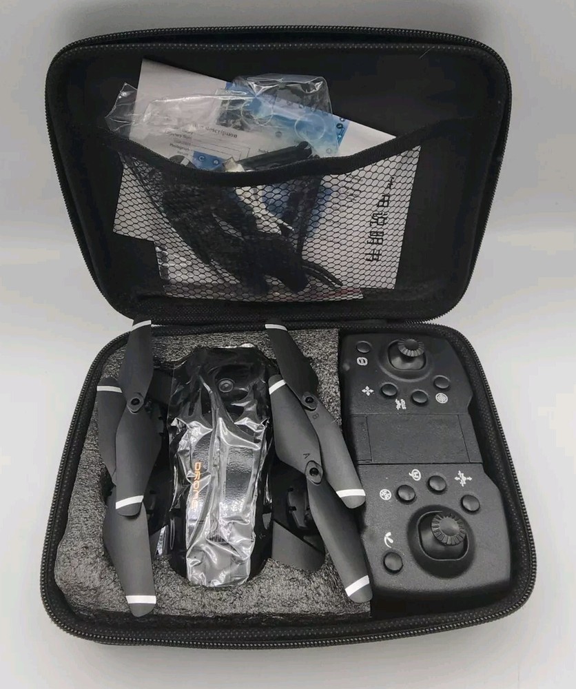 Wireless FPV Drone with HD Camera, Black