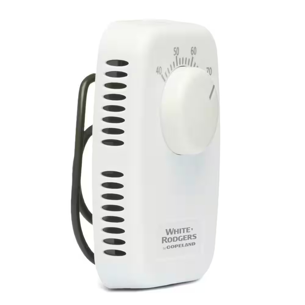 White-Rodgers B30 Baseboard Non-Programmable Thermostat - Single Pole