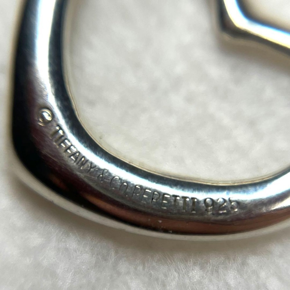 Authentic TIFFANY&Co Open Heart Pendant Top