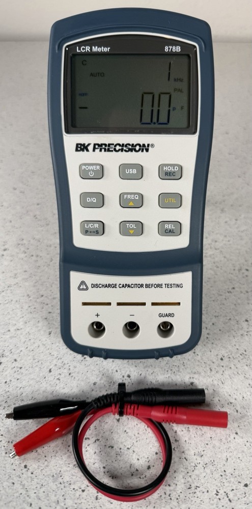 BK Precision 878B Dual-Display Handheld LCR Meter Excellent!!
