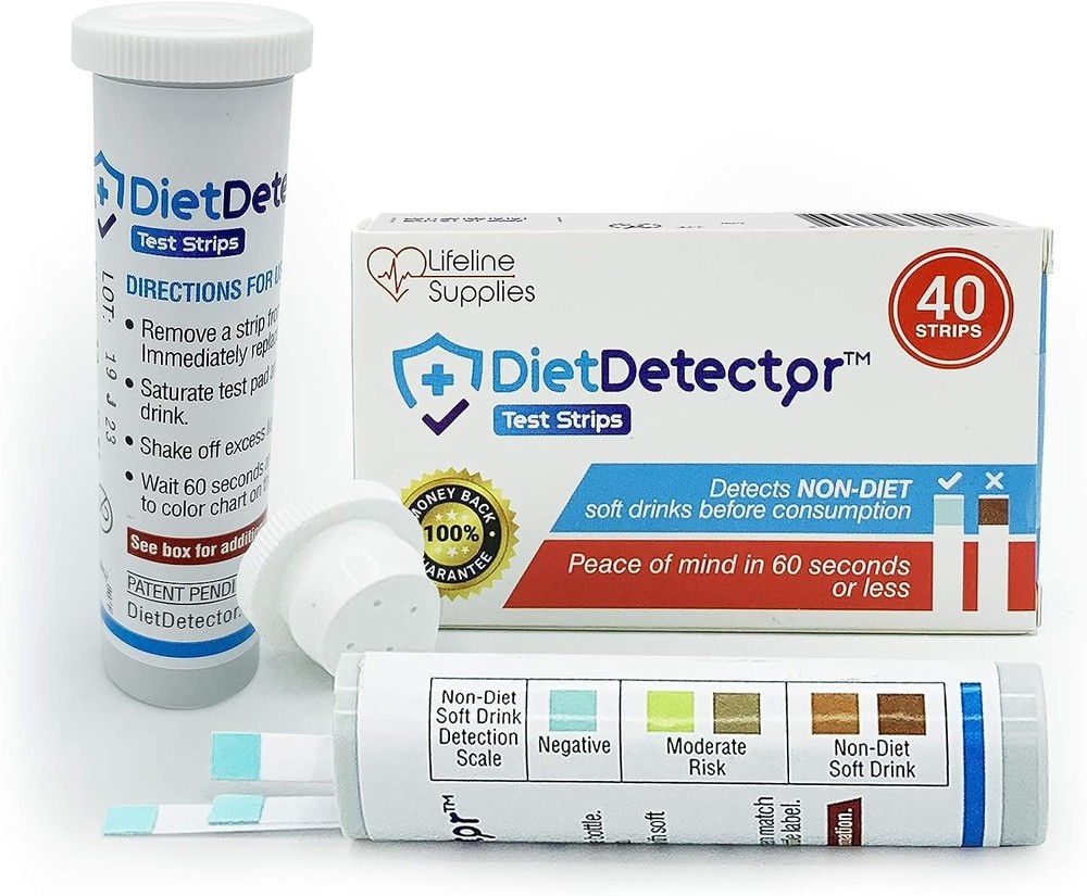 DietDetector Test Strips - Detects Non-Diet Soft Drinks Before Accidental...