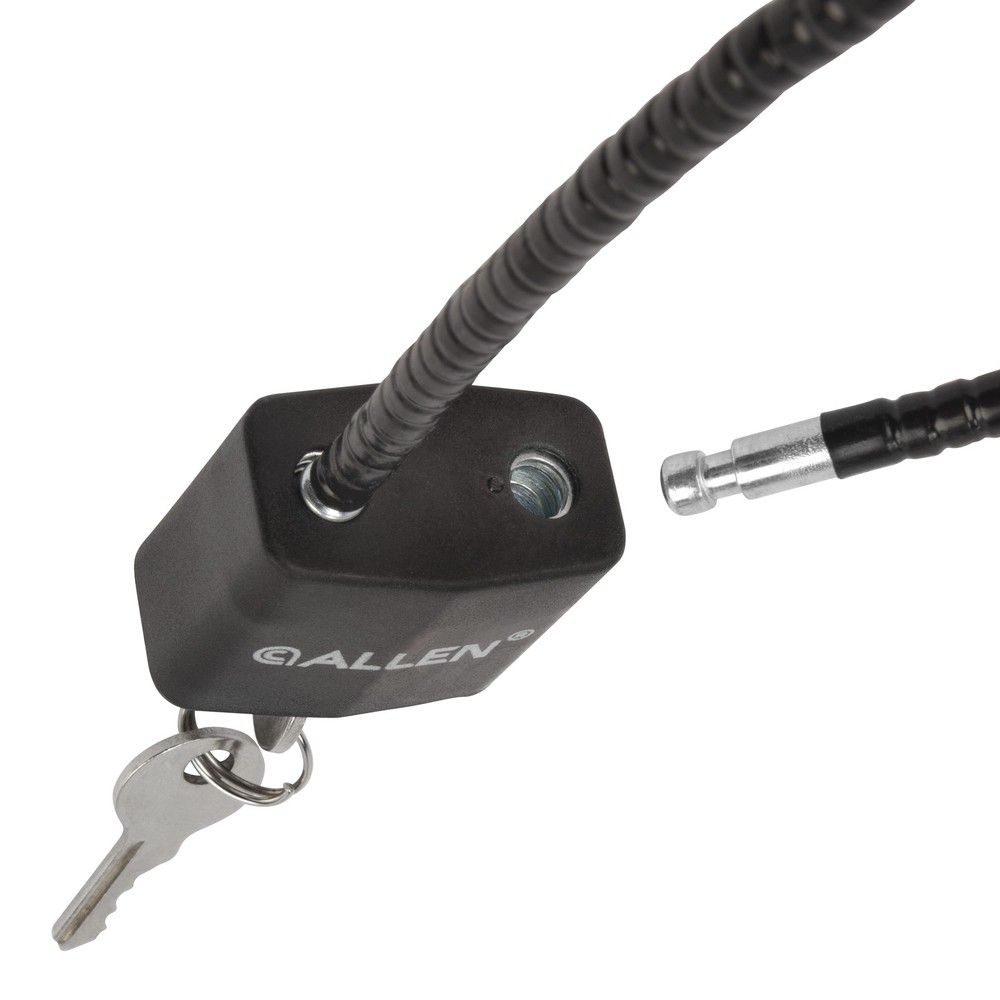 15" Cable Lock, 2-Pack, Black