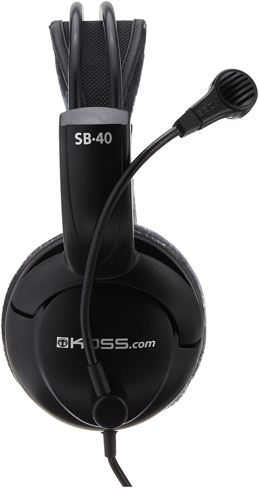 Koss SB40 Computer Headset with Microphone, Black One Size