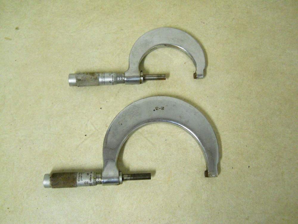 x2 Tumico Micrometers 2-3" & Smaller