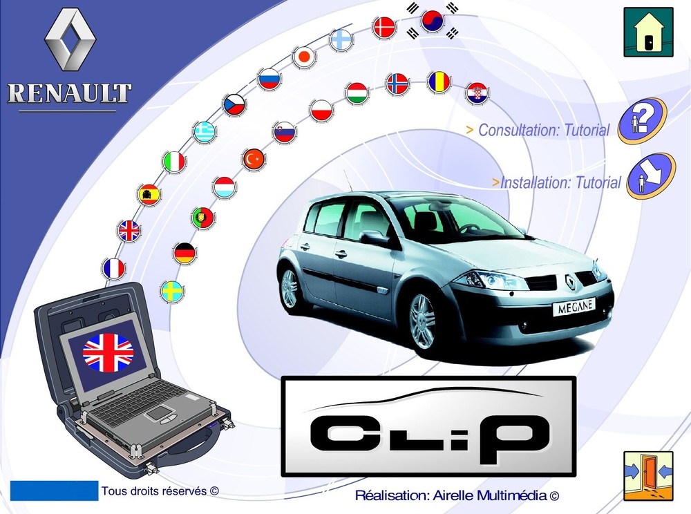 CLiP Training version 4 - FULL Multilanguage Tutorial for Renault and Dacia