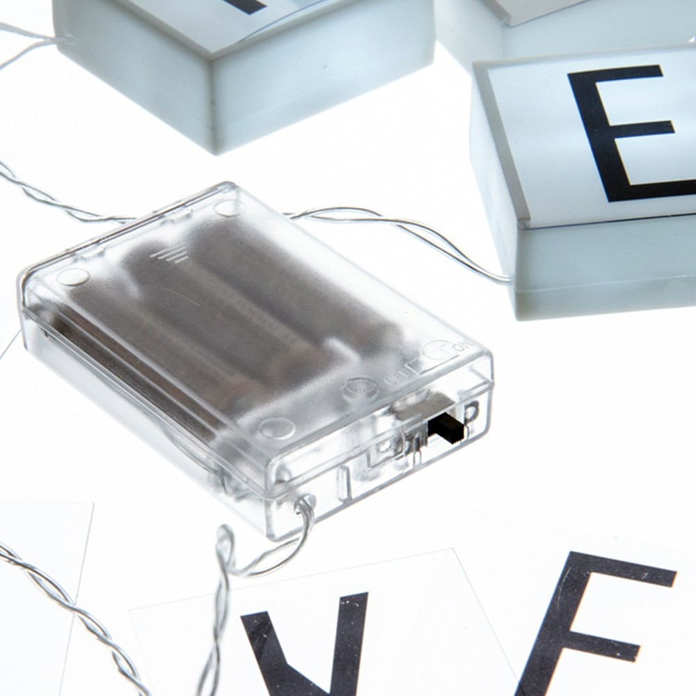 Hanging Cinema String Light Boxes - 90 Characters, 20 Boxes