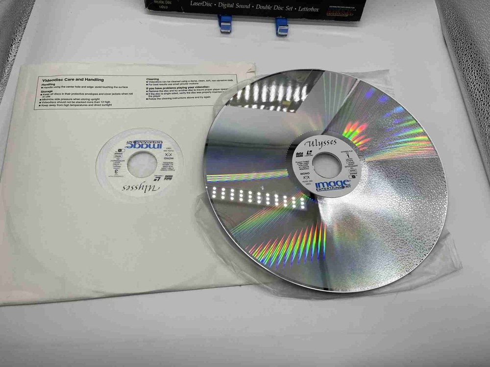 "Ulysses" Letterbox Laserdisc LD - Joseph Strick