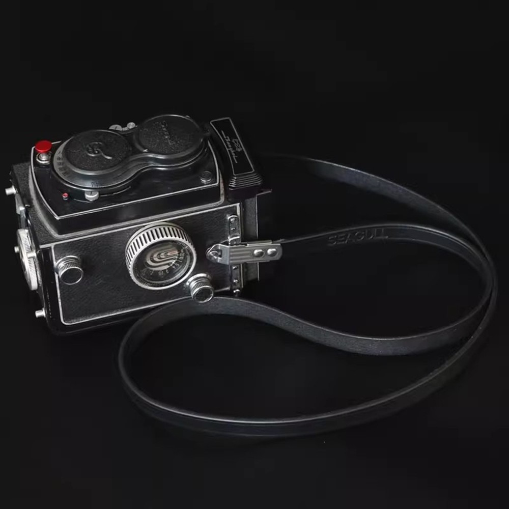 Cowhide Shoulder Strap Suitable for Seagull Double Reflex Camera Strap Type 4
