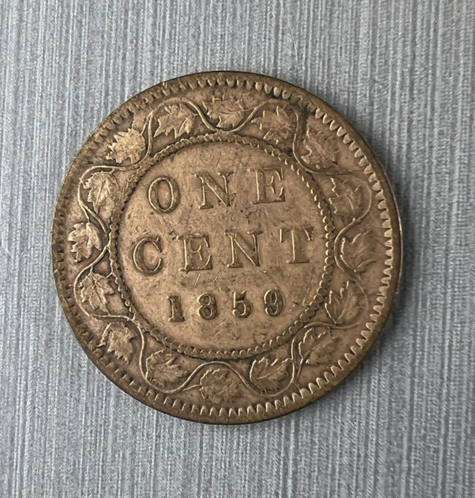 1859 Canada Large One Cent