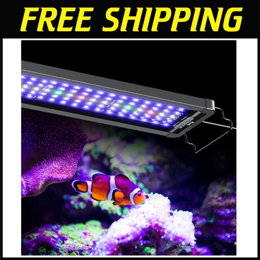 Adjustable Brightness LED Light for 36"-45" Fish Tanks