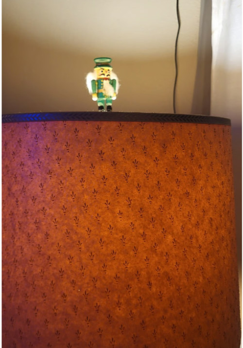 2 Nutcracker Lamp Finial Toppers