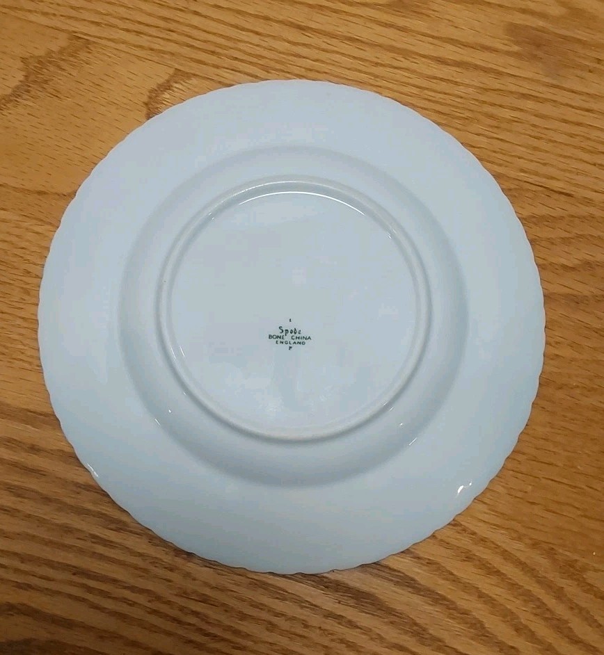 Spode Savoy White Embossed Salad Plate