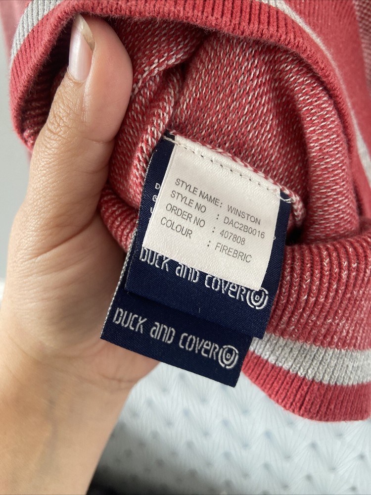 Duck & Cover Jumper 2xl Red Men’s Pullover