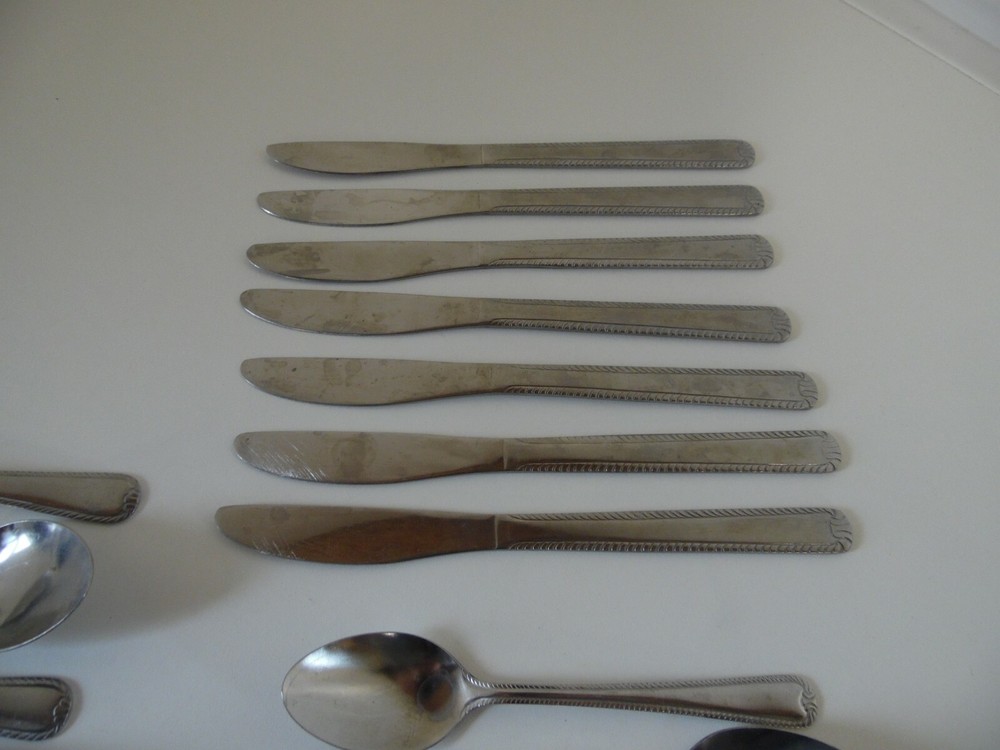 rogers stainless 18/0 D Stainless Flatware 44 peace