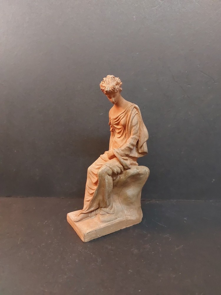 Tanagra Statue Terracotta