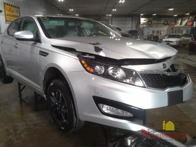 2012 Kia Optima Passenger Front Headrest Only Gray Cloth