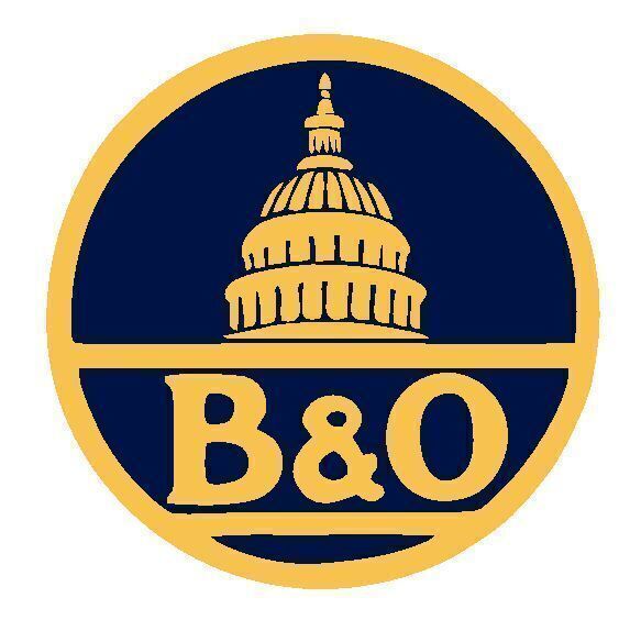 B & O Baltimore & Ohio Railroad Railway Train Sticker Decal