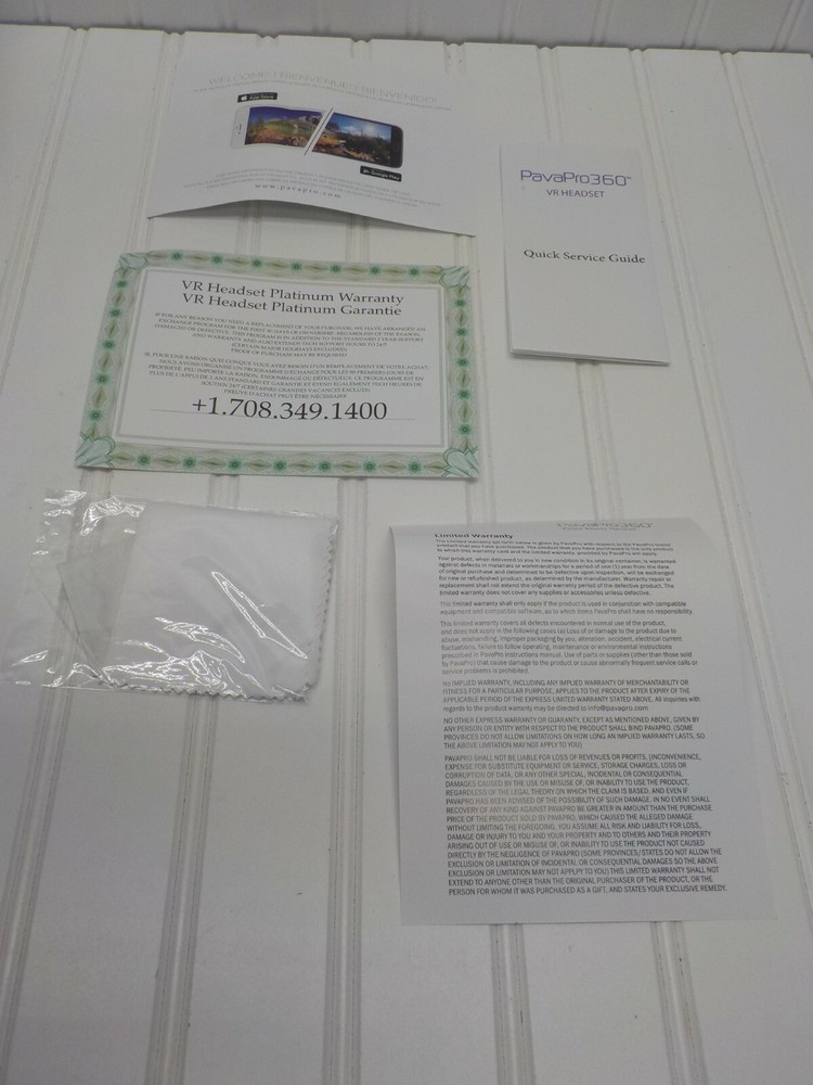 Pavapro360 Virtual Reality Headset & Remote Control