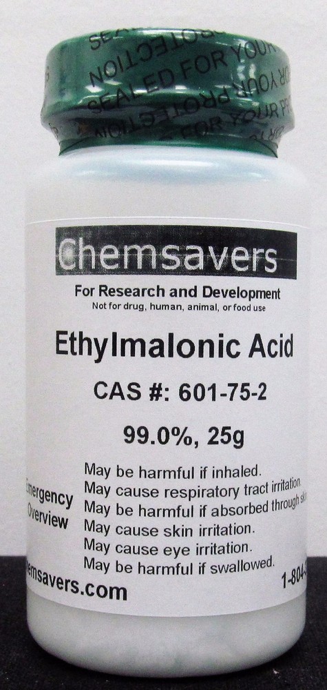 Ethylmalonic Acid, 99.0%, 25g